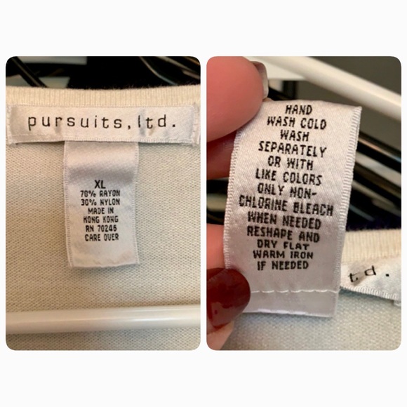 Pursuits Ltd. Button-Down Beaded Cardigan - Picture 8 of 8